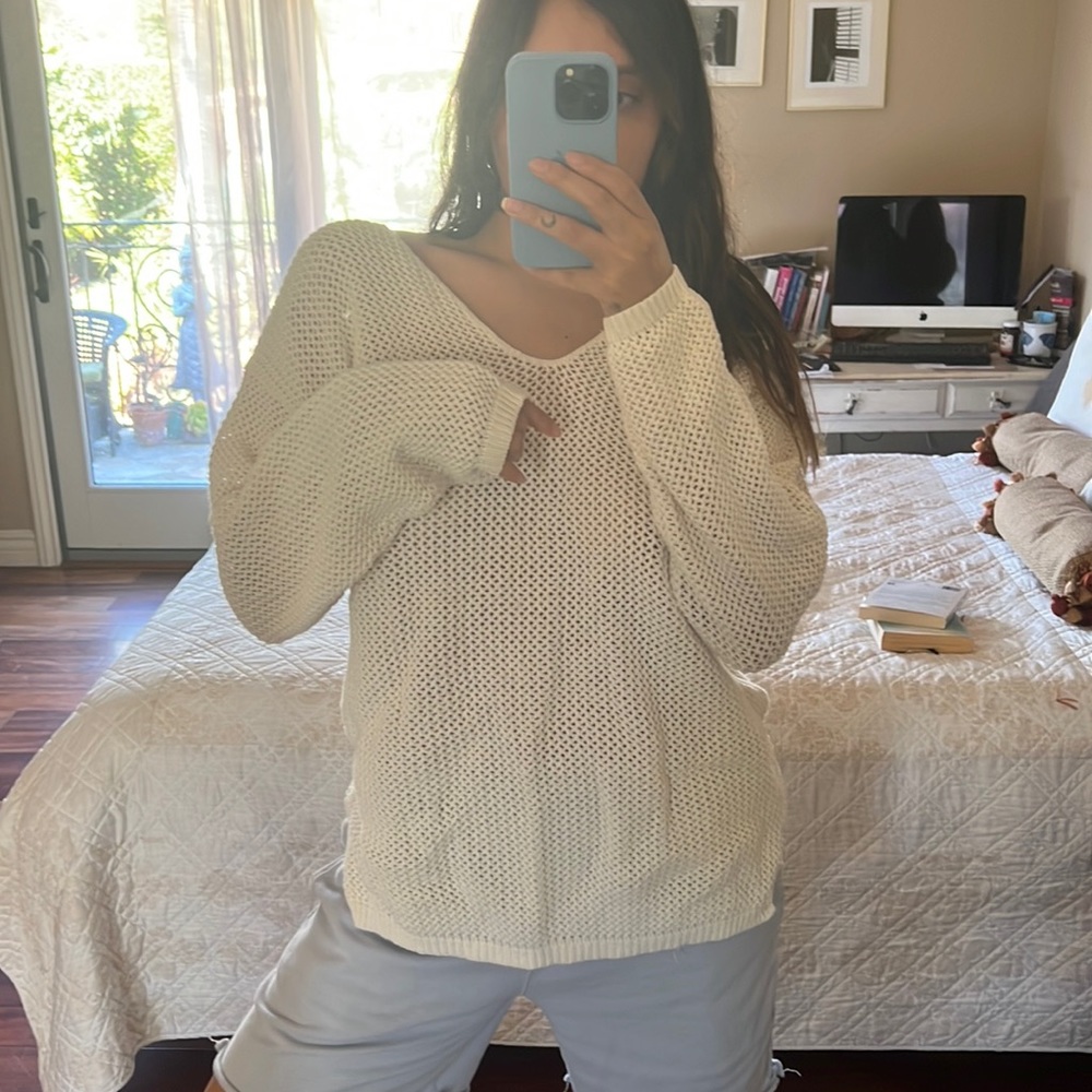 Vintage knitted cotton sweater